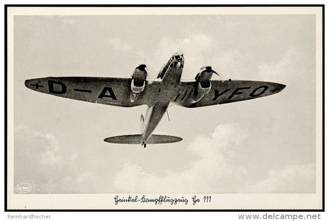 1940, (Ca.), Unsere Luftwaffe, Heinkel-Kampfflugzeug He 111, S/w Fotokarte Nr. 787, Tadellos Ungebraucht ... - Otros & Sin Clasificación