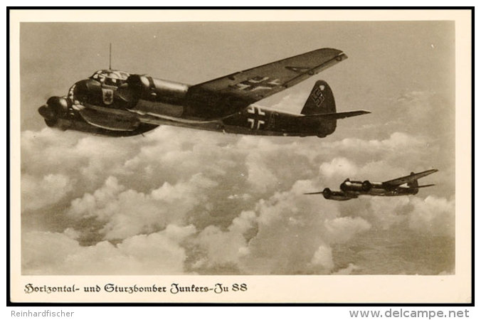 1940, (Ca.), Sturzkampfbomber Ju 88, S/w Fotokarte Nr. K 172/C2235, Tadellos Ungebraucht  BF1940, (approximate.... - Autres & Non Classés