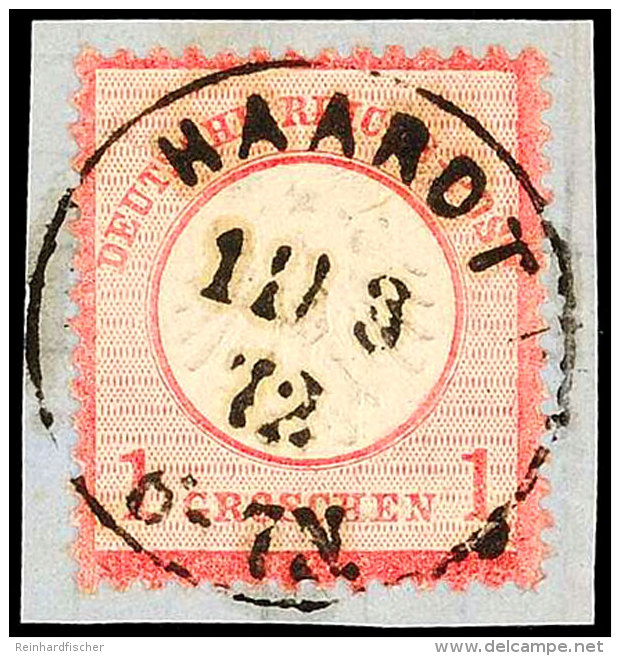 "HAARDT 11/3 72" - K1, Ideal Auf Luxus-Briefstück. Haardt War Genauso Wie Fickenhütten Eine Von Sieben... - Autres & Non Classés