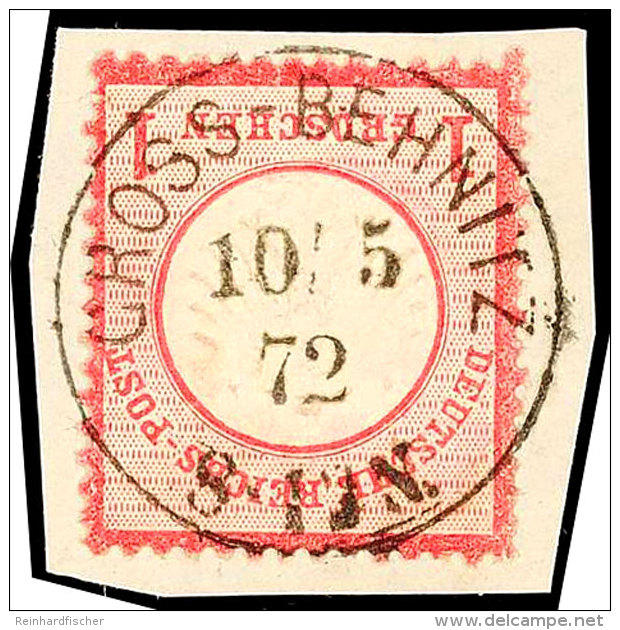 "GROSS-BEHNITZ 10/5 72" - K1, OPD Potsdam, Herrlich Klar Auf Kabinett-Briefstück 1 Gr., Katalog: 4... - Otros & Sin Clasificación