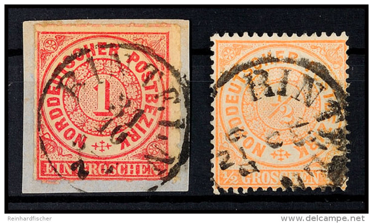 "RINTELN" - K1, Auf Briefstück NDP 1 Gr. Und Auf Loser NDP 1/2 Gr., Katalog: NDP 4,15 BS/oRINTELN - Single... - Autres & Non Classés