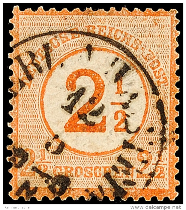 "OBERLAHNSTEIN 12 5" - K1 Mit Tageszeitangabe "N" Unter Der Stundenangabe, Auf DR 2 1/2 A. 2 1/2 Gr., Katalog: DR... - Autres & Non Classés