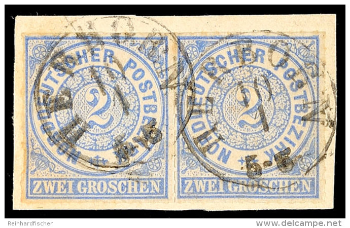 "HERBORN" - K1, Auf Briefstück Waager. Paar NDP 2 Gr., Katalog: NDP 5(2) BSHERBORN - Single Circle Cancel,... - Autres & Non Classés