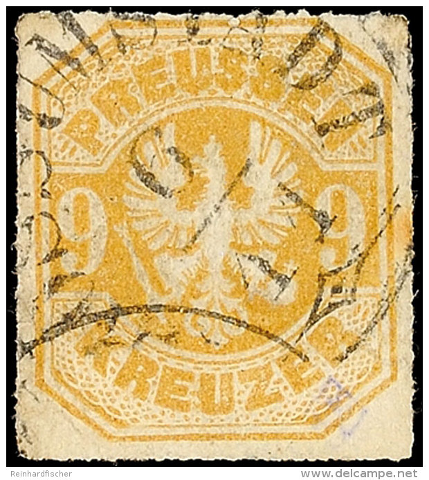 "GROSS-UMSTADT 6/11" (1867) - K1, Fast Zentrisch Auf Preussen 9 Kr., Katalog: Pr.26a OGROSS-UMSTADT 6 / 11... - Autres & Non Classés