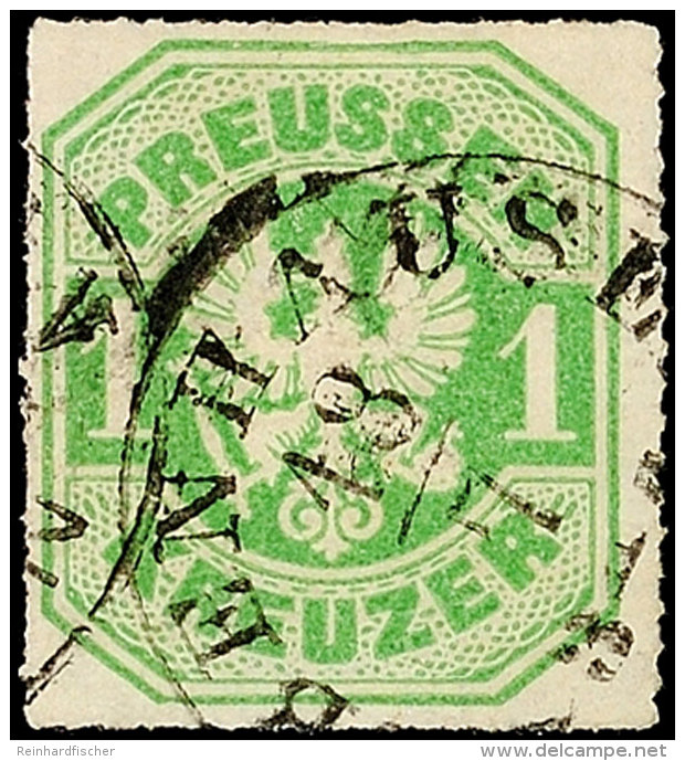 "BABENHAUSEN 18/7 (1867)" - K1, Klarer Teilabschlag Auf Preussen 1 Kr., Kabinett, Katalog: Pr.22 OBABENHAUSEN... - Autres & Non Classés
