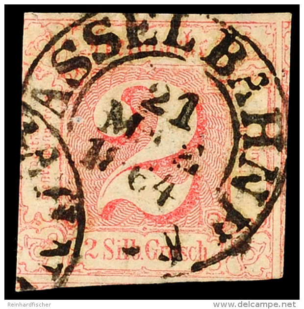"CASSEL BAHNH. 21 MAE 1864" - K2, Zentrisch Auf 2 Sgr. II.Ausgabe Im Teils überrandigem Taxisschnitt, Links... - Otros & Sin Clasificación