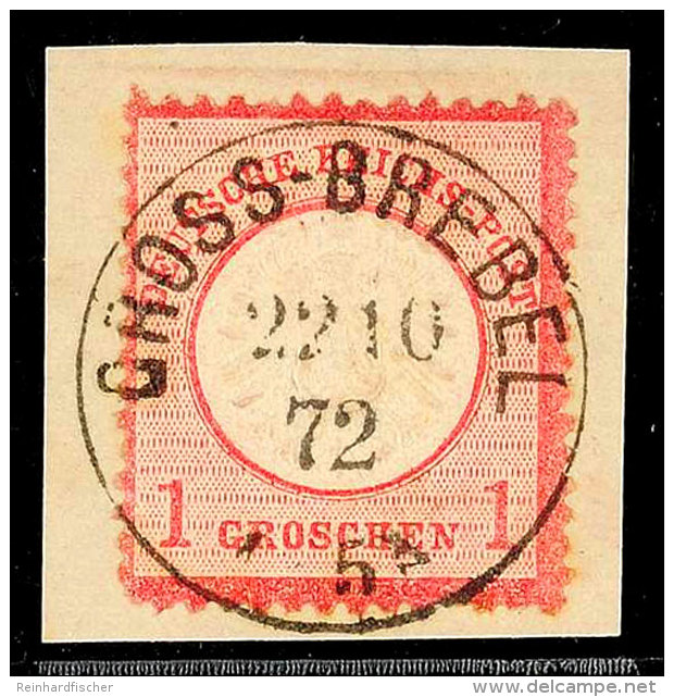 "GROSS-BREBEL 22 10 72" - K1, Ideal Auf Briefstück DR 1 Gr. Großer Brustschild, Kleine... - Schleswig-Holstein