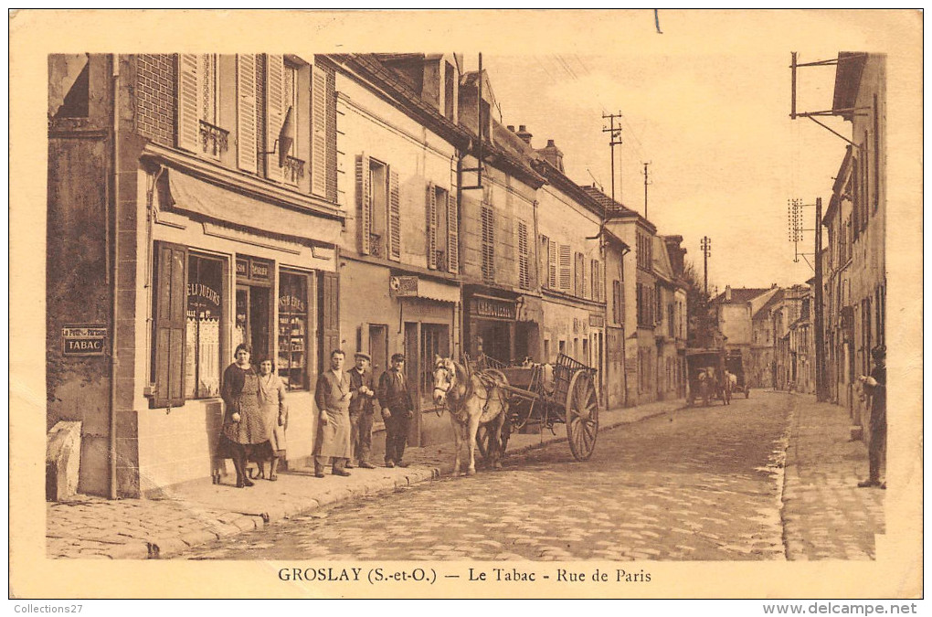 95-GROSLAY- LE TABAC , RUE DE PARIS - Groslay