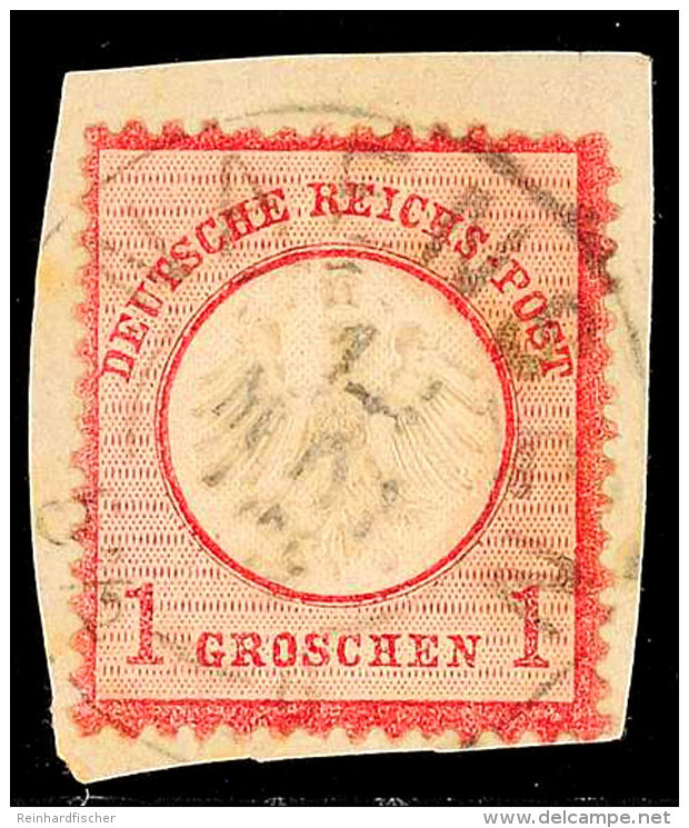 "NAENSEN" - K2, Zentrisch Auf Kleinem Prachtbriefstück DR 1 Gr. Kleiner Brustschild, Katalog: DR4... - Brunswick