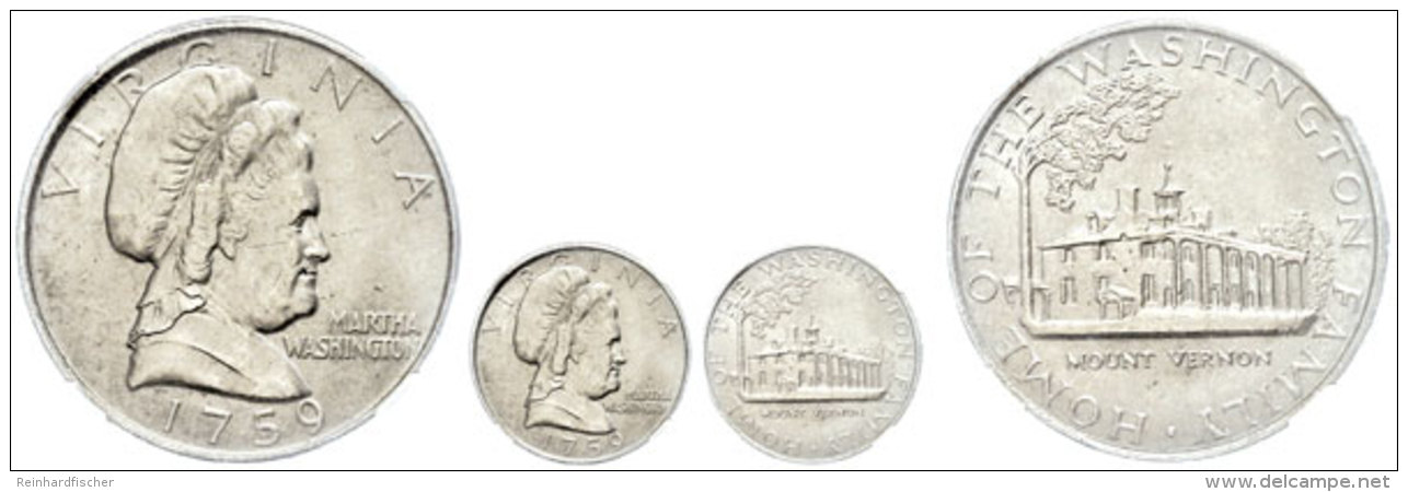 Nickel, Probe, 1759 (1965), Martha Washington, Judd 2182, In Plastikholder Der NGC Mit Der Bewertung "MS 62". Sehr... - Otros & Sin Clasificación