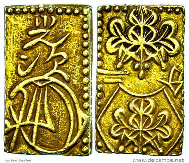 2 Bu (Ni Bu), O. J (5,7g), Um 1856 - 60, Gold Und Silber, Ansei Ära, Fb. 22, KM C21b, Feine Kratzer Auf Rev.,... - Japon