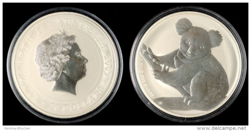 30 Dollars, Silber (1Kg), 2009, Koala, In Kapsel, St.  St30 Dollars, Silver (1Kg), 2009, Koala, In Capsule, St.... - Otros & Sin Clasificación