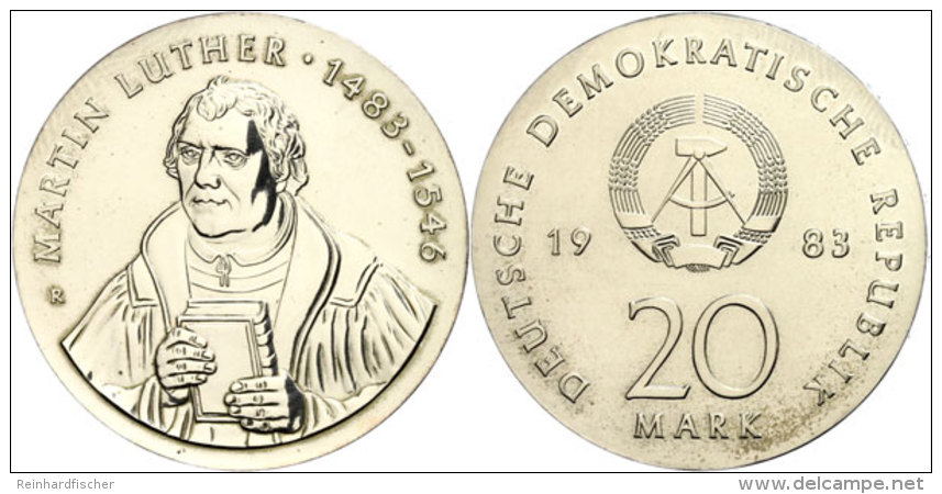 20 Mark, 1983, Zum 500. Geburtstag Von Martin Luther, St, Katalog: J. 1591 St20 Mark, 1983, To The 500.... - Other & Unclassified