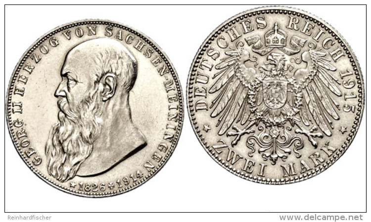 3 Mark, 1915, Georg II., Leicht Berieben, Vz-st, Katalog: J. 154 Vz-st3 Mark, 1915, Georg II., Slightly Rubbed,... - Autres & Non Classés