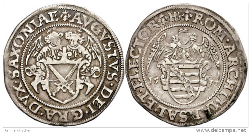 Schreckenberger, 1565 HB, Dresden, August 1553 - 1586, Keilitz/Kahnt 103, Haupt Taf. 72 Abb.1, Ss ... - Sonstige & Ohne Zuordnung