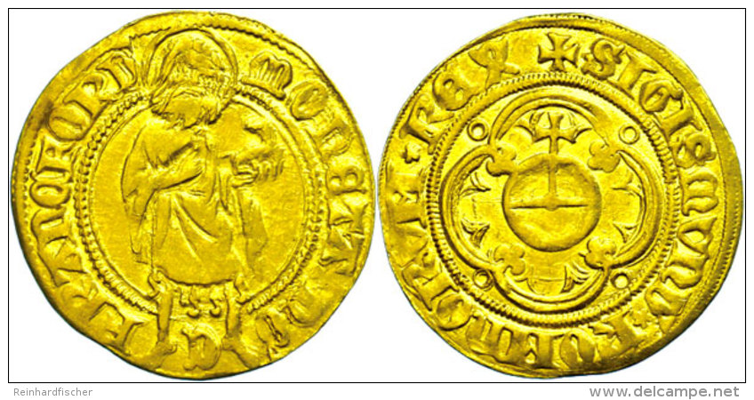 Goldgulden, O.J.(1418-1429), Sigismund Von Luxemburg, Fb. 937, Ss.  SsGold Guilders, O. J. (1418-1429),... - Autres & Non Classés