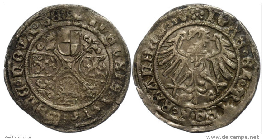 Groschen, 1516, Joachim I., Bahrfeldt 196, Ss.  SsGroschen, 1516, Joachim I., Bahrfeldt 196, Very Fine.  Ss - Autres & Non Classés