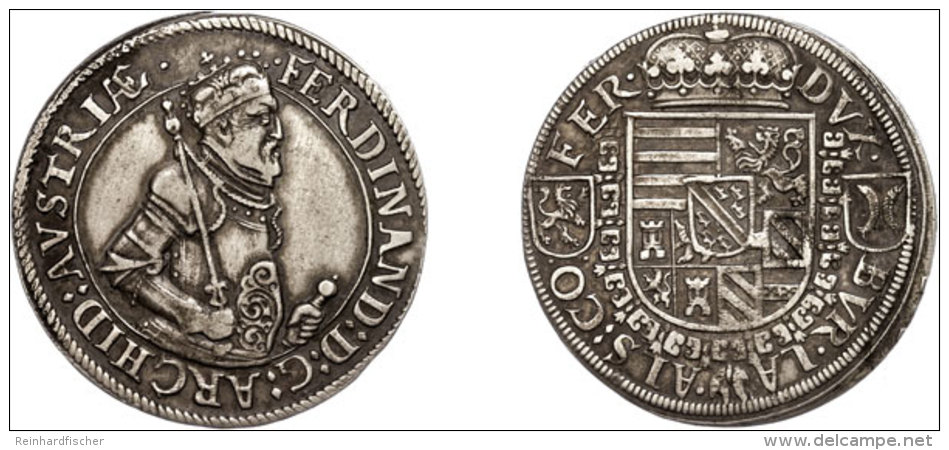 Taler, O.J. (1564-1595), Ferdinand II., Ensesheim, Ss.  SsThaler, O. J. (1564-1595), Ferdinand II., Ensesheim,... - Autriche