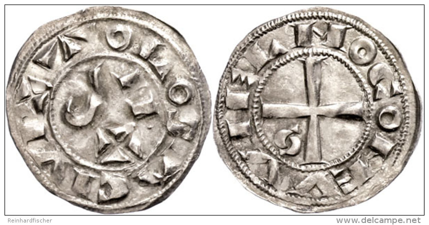 Frankreich, Toulouse, Denar (1,19g), O.J. (1222-1249), Raimund VII., Münzstätte Toulouse. Av: Kreuz, Im... - Autres & Non Classés