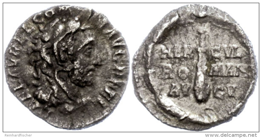 Commodus, 177-192, Denar (2,0g), Rom. Av: Kopf Mit Löwenfell Nach Rechts, Darum Umschrift. Rev: Keule Im... - Other & Unclassified