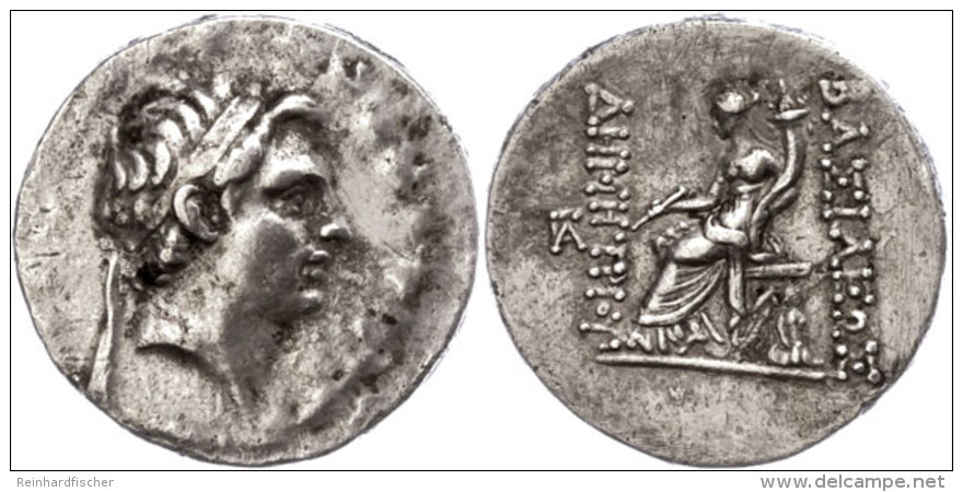 Tetradrachme (16,28g), 162-150 V. Chr., Demetrios I. Soter, Antiochia. Av. Kopf Nach Rechts, Darum Kranz. Rev:... - Sin Clasificación