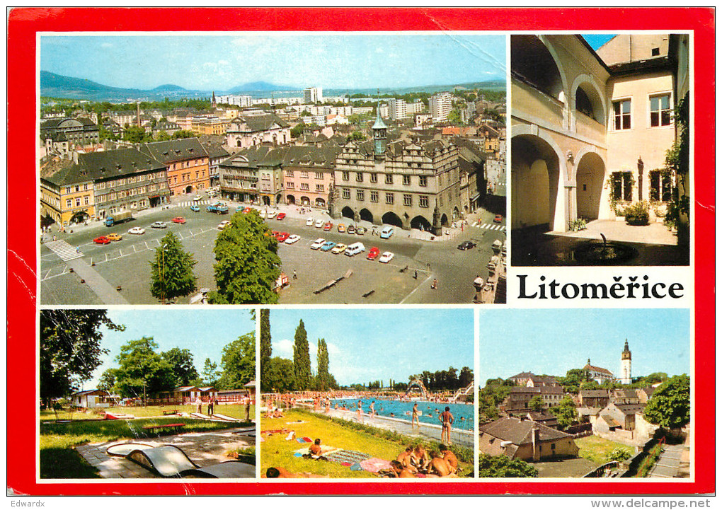 Litomerice, Czech Republic Postcard Posted 1984 Stamp - República Checa