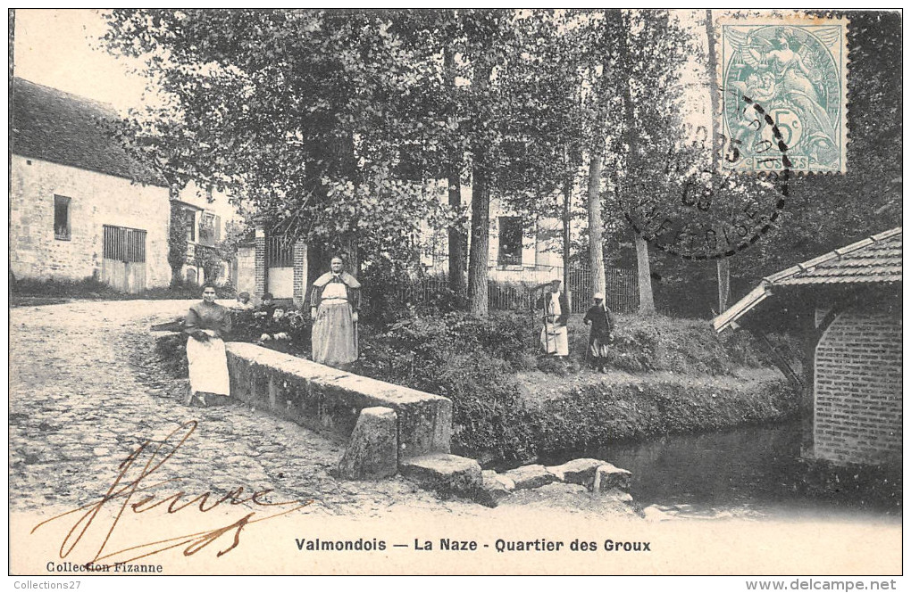 95 LA NAZE- QUARTIER DES GROUX , VALMONDOIS - Valmondois