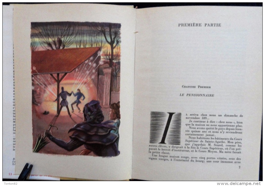 Alain Fournier - Le Grand Meaulnes - Bibliothèque  Rouge Et Or - ( 1952 ) . - Bibliotheque Rouge Et Or