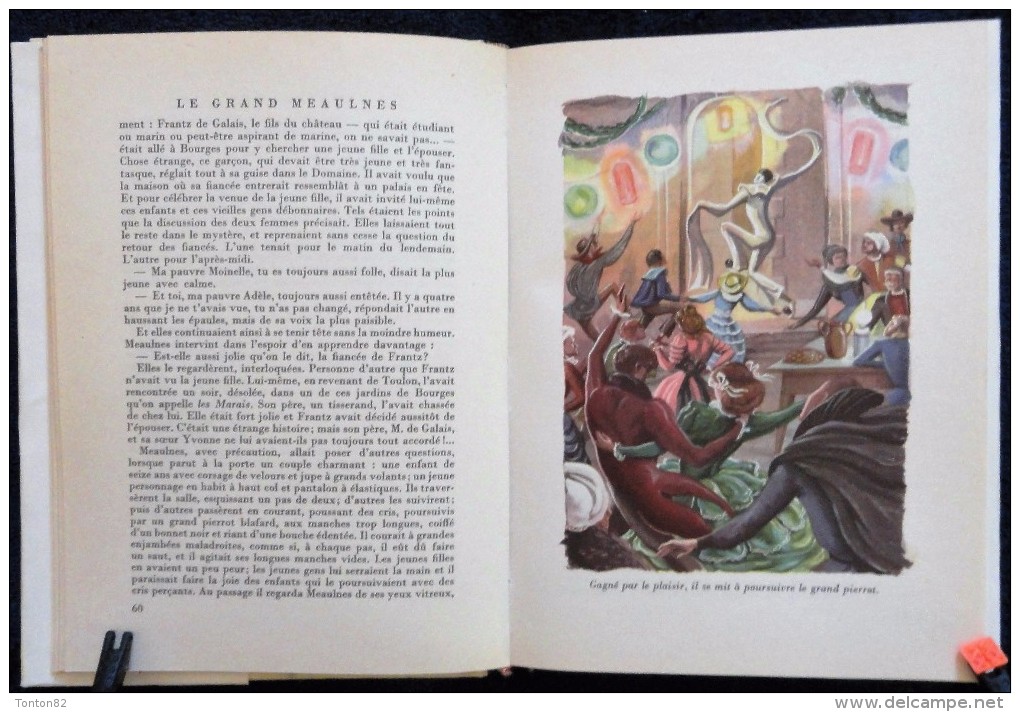 Alain Fournier - Le Grand Meaulnes - Bibliothèque  Rouge Et Or - ( 1952 ) . - Bibliothèque Rouge Et Or