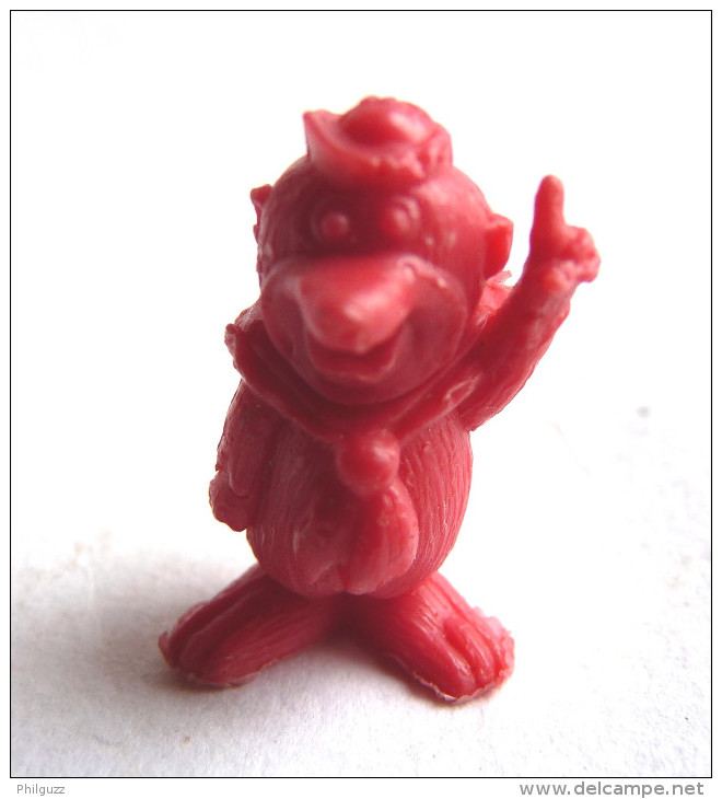 RARE FIGURINE PUBLICITAIRE Glaces OLA PORTUGAISE HANNA BARBERA 23 Monochrome Rouge - Pas Dunkin - Autres & Non Classés