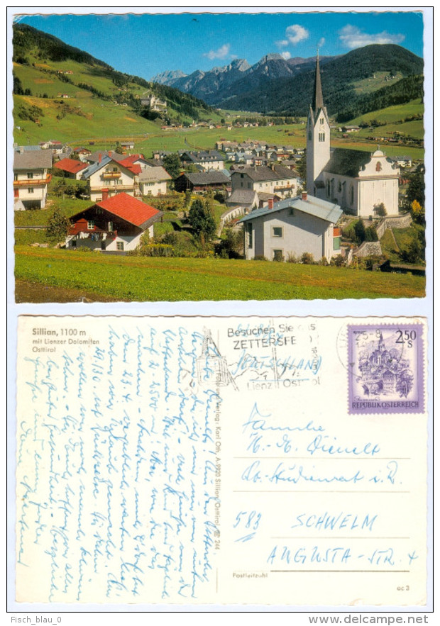 AK Tirol Osttirol 9920 Sillian Lienzer Dolomiten Ortsbild Österreich Schwelm Ort Verlag Karl Oth Austria Autriche Ort - Sillian