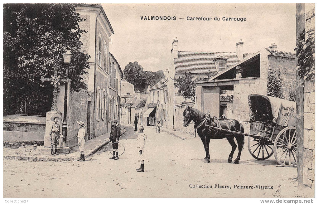 95-VALMONDOIS- CARREFOUR DU CARROUGE - Valmondois