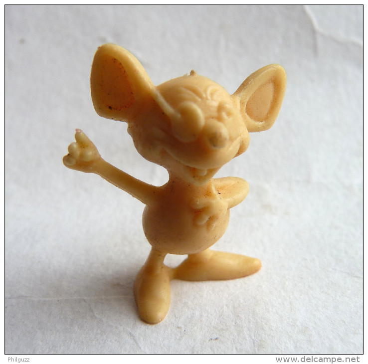 FIGURINE PUBLICITAIRE Chewing Gum ZENO 1982 - MAYA L'ABEILLE 19 SOURIS LEVE LE BRAS Monochrome - Pas DUNKIN - BIENE MAJA - Autres & Non Classés