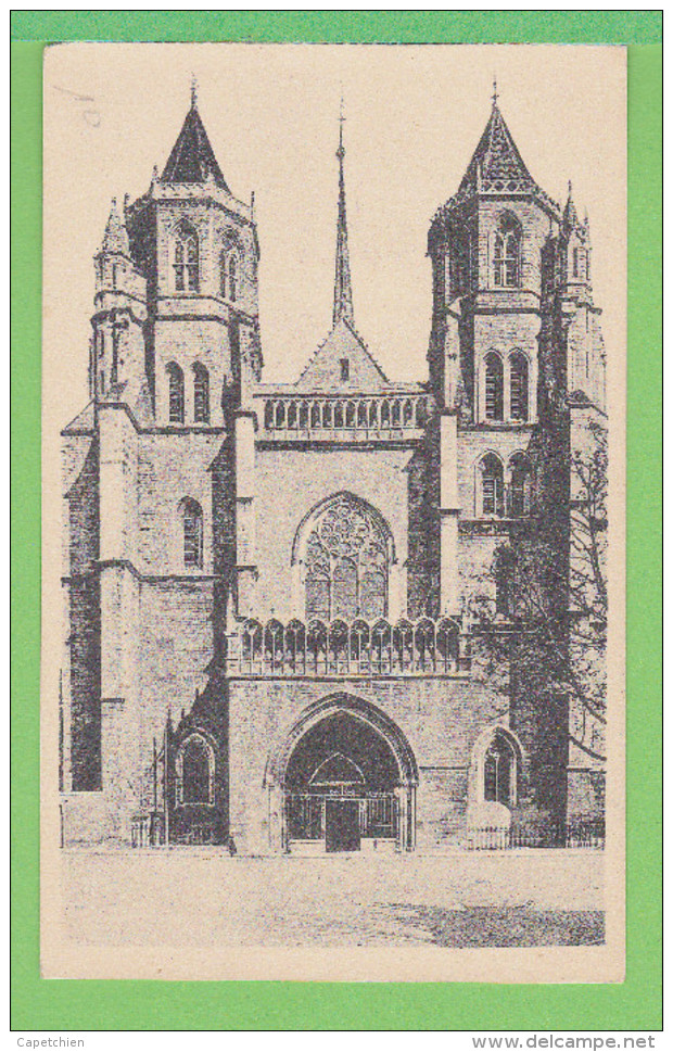 DIJON / LA CATHEDRALE SAINT BENIGNE....Carte Vierge - Dijon