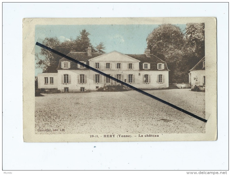 CPA   -  Hery  - Le Château - Hery