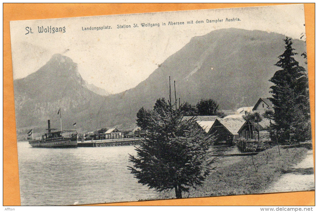 St Wolfgang 1905 Postcard - St. Wolfgang