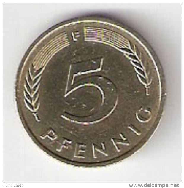 Pièce Allemagne. 5 Pfennig. 1981 (F) - 5 Pfennig