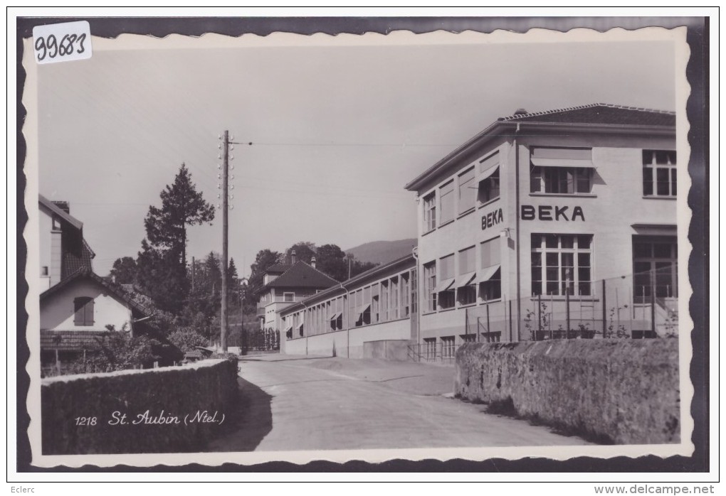 ST AUBIN - CARTE NON CIRCULEE - TB - Saint-Aubin/Sauges