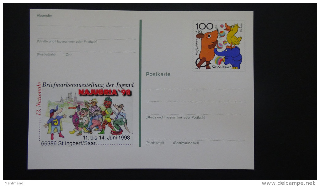 Germany - 1998 - Mi: PSo 53*- Look Scan - Postcards - Mint