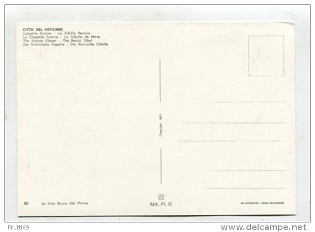 CHRISTIANITY - AK279449 Roma - Citta Del Vaticano - Capella Sistina - La Sibilla Persica - Eglises Et Couvents
