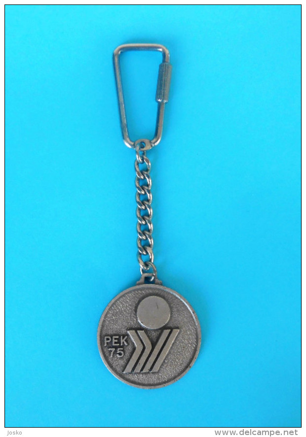 FIBA EuroBasket 1975 (European Basketball Championship) Yugoslav Vintage Keychain Basket Ball Baloncesto Pallacanestro - Abbigliamento, Souvenirs & Varie