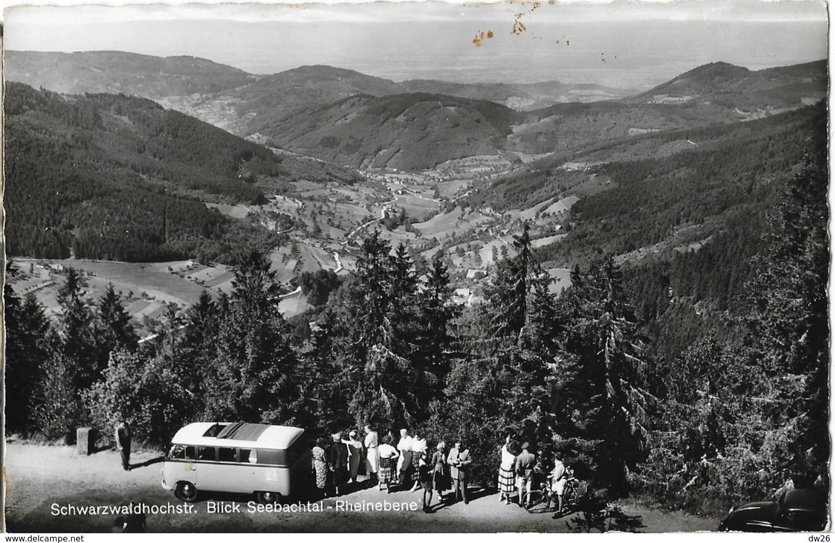 Schwarzwaldhochstrasse - Blick Seebachtal - Rheineben - Combi Volkswagen - Carte Non Circulée - Mallnitz