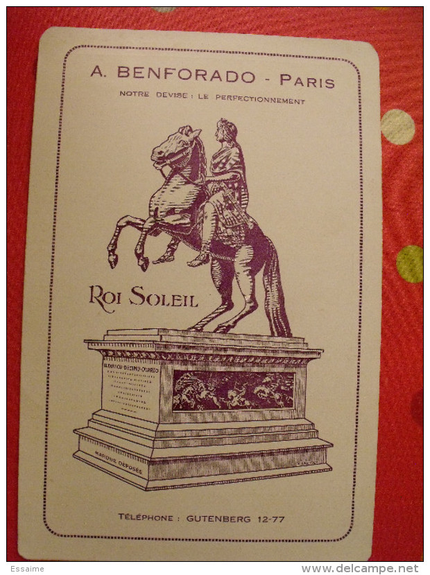 Buvard Papeterie Imprimerie A. Benforado Paris. Vers 1930 - Stationeries (flat Articles)