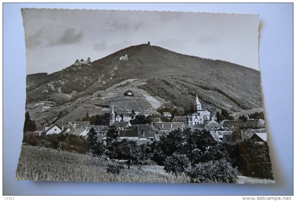 CPA 68 HAUT RHIN RIBEAUVILLE. Vue Sur La Ville Et Les 3 Châteaux. - Ribeauvillé