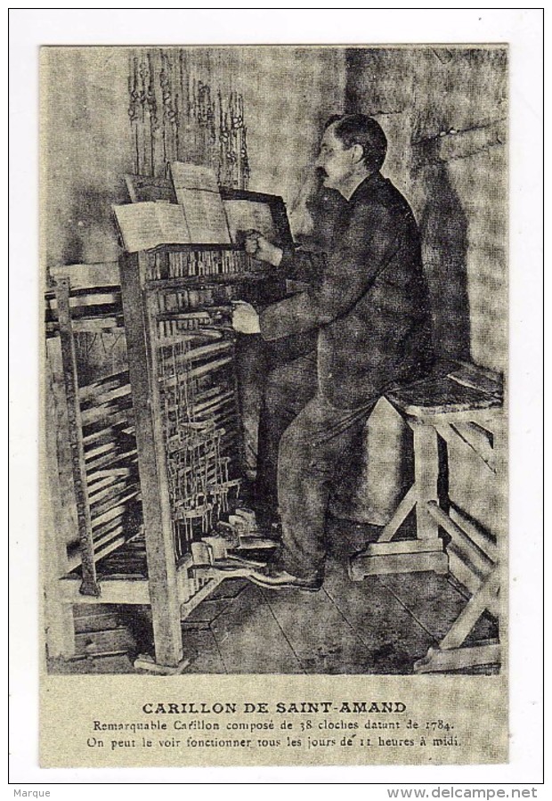 Reproduction Cpa Carillon De SAINT AMAND - Saint Amand Les Eaux