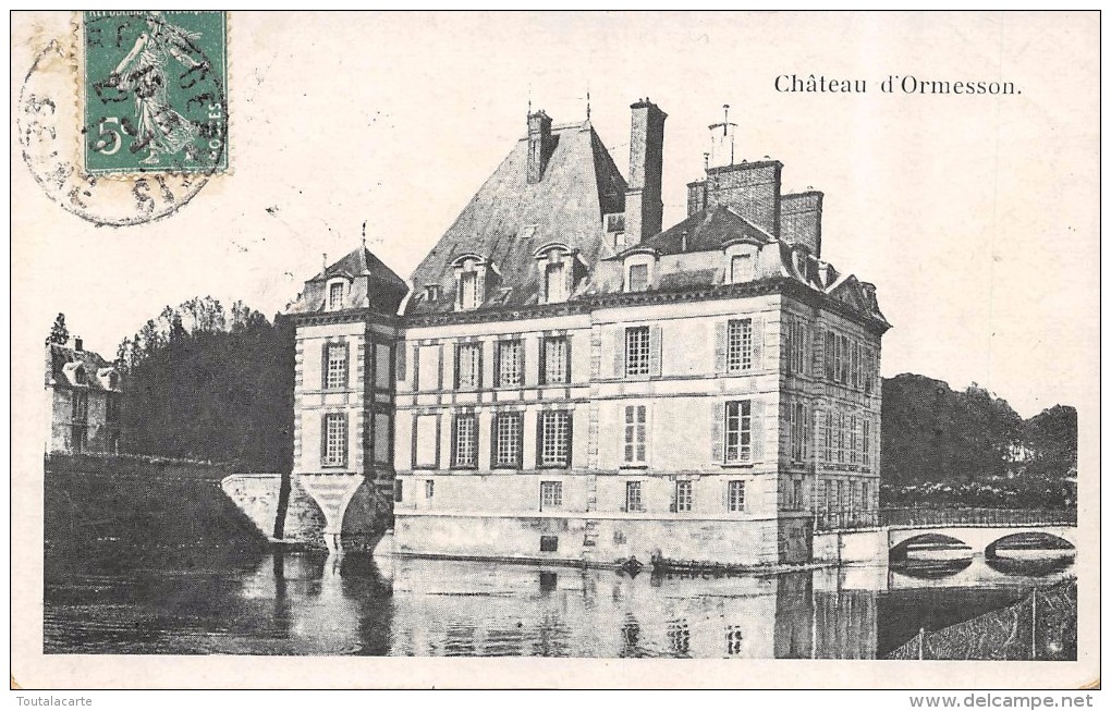 CPA 94 CHATEAU D ORMESSON - Ormesson Sur Marne