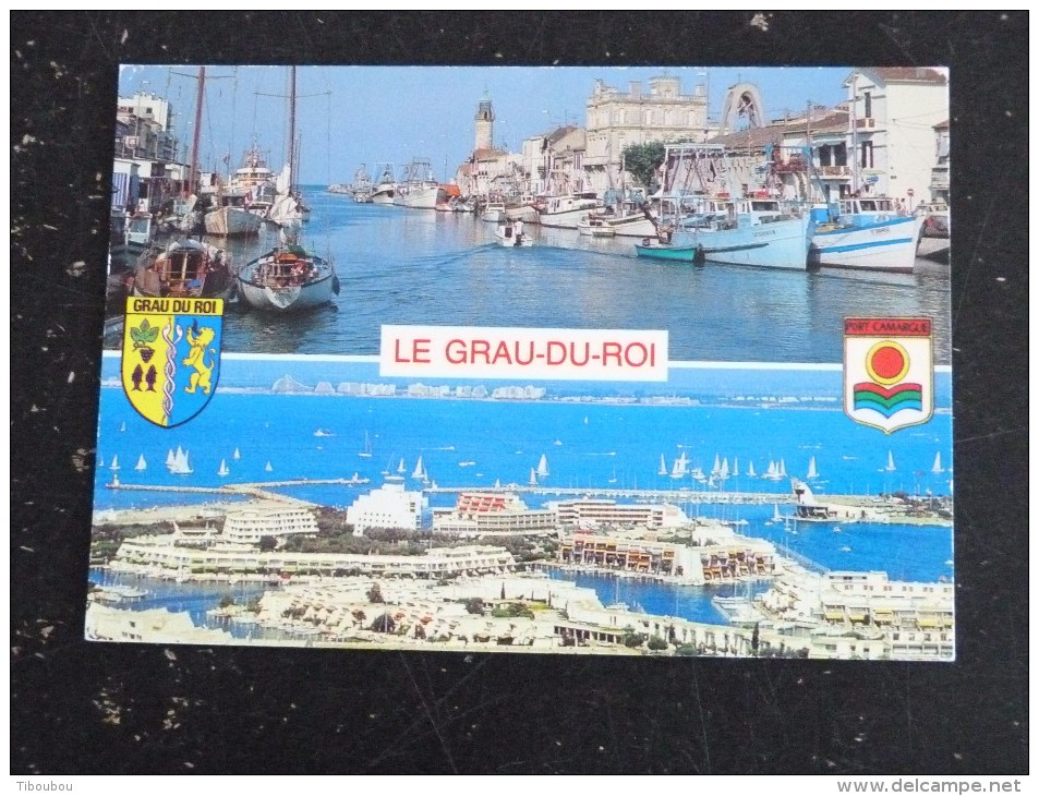 CAVAILLON - VAUCLUSE - VIGNETTE AFFRANCHISSEMENT GUICHET G04 - CPM LE GRAU DU ROI PORT CAMARGUE PORT DE PECHE MARINAS - 1990 « Oiseaux De Jubert »