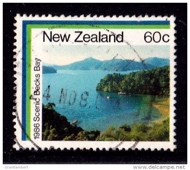 New Zealand 1986 Coastal Scenery 60c Becks Bay Used - - - Used Stamps