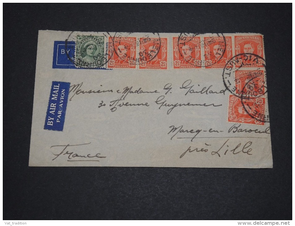 AUSTRALIE - Enveloppe De Melbourne Pour La France En 1948 - A Voir - L 1665 - Brieven En Documenten