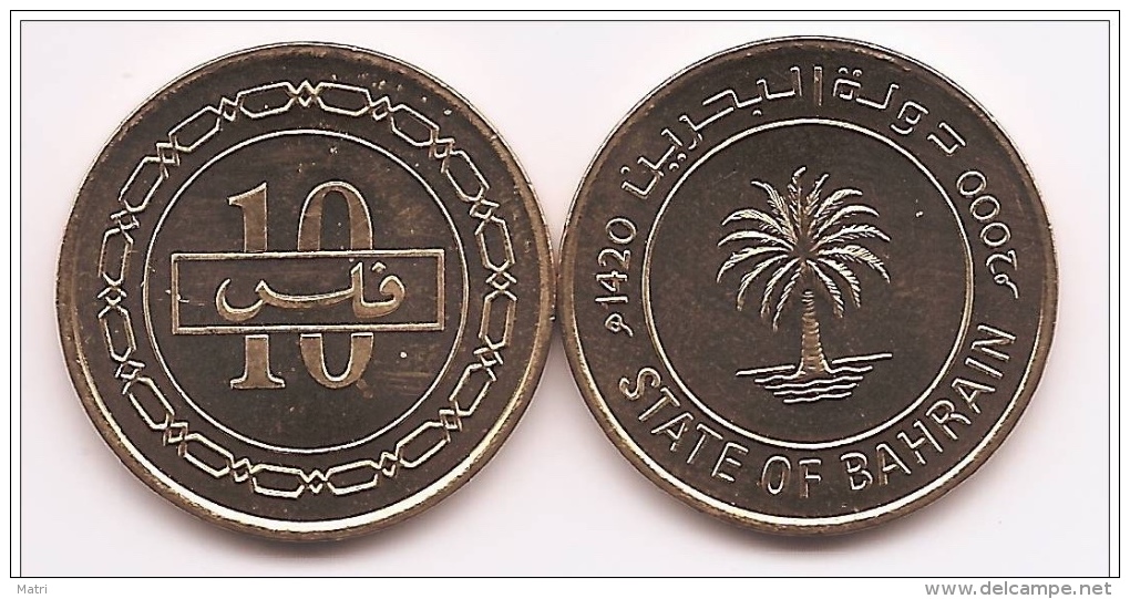 Bahrain 10 Fils 2000 Unc (inv 000695) - Bahreïn